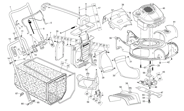 Husqvarna r 145 двигатель